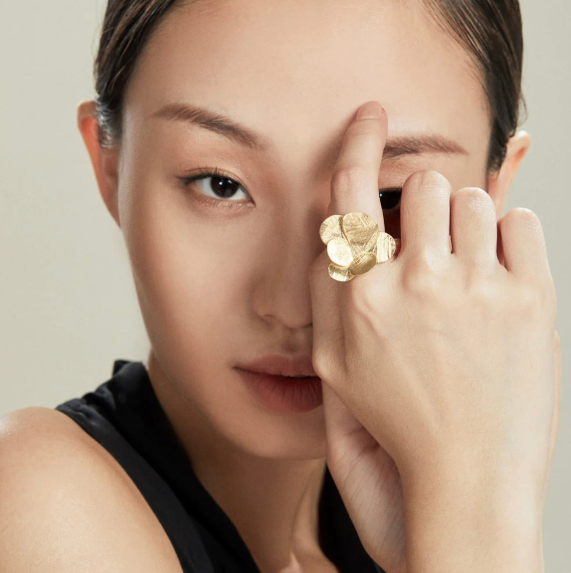 Flower Ring Gold