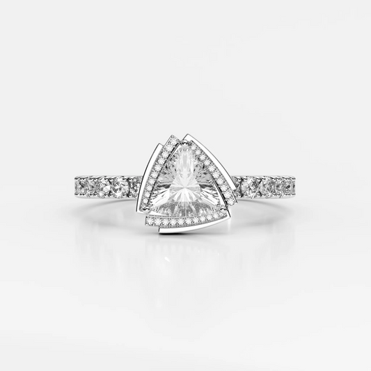 Jasmine-trillion cut diamond