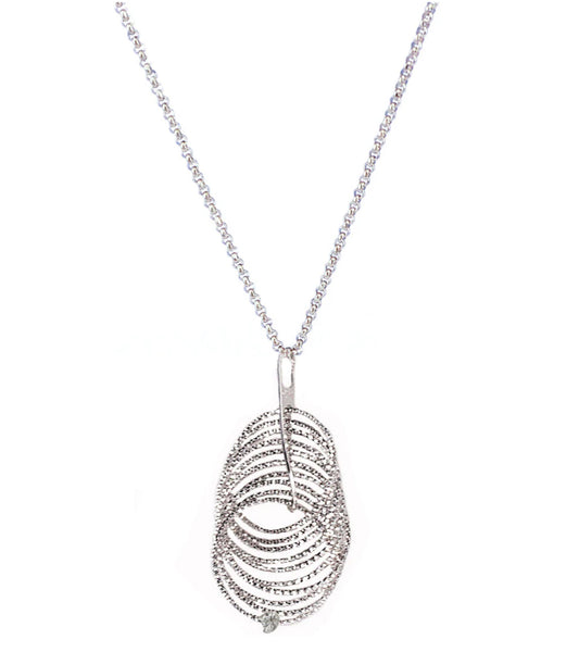 Circles Necklace Silver