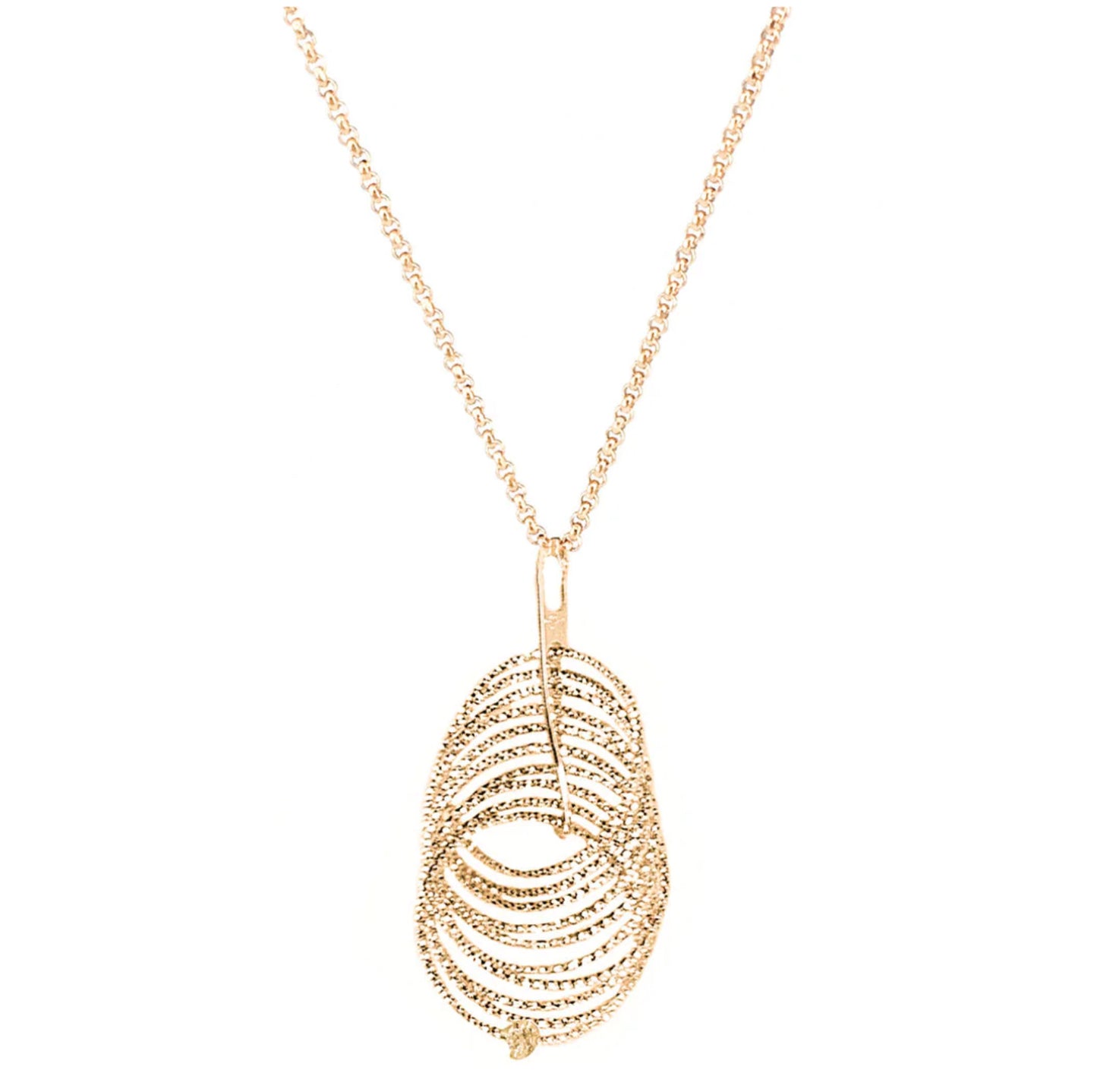 Circles Necklace Gold