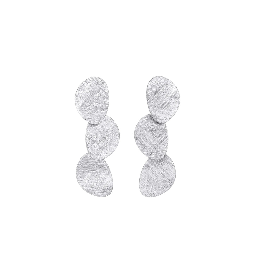 Plates Earring Silver