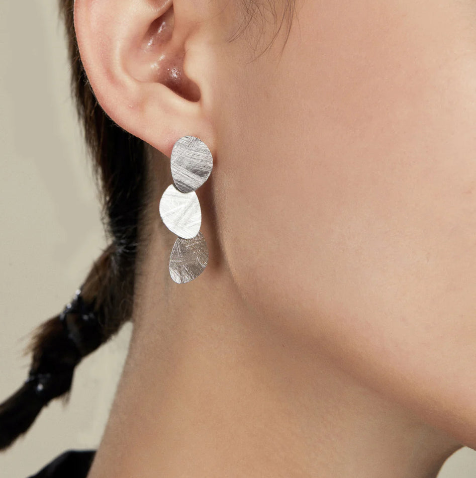 Plates Earring Silver