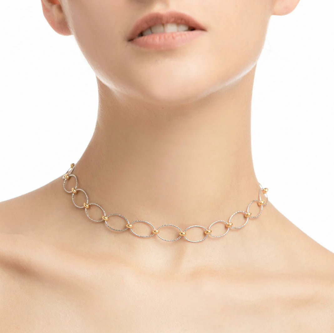 Bicolor Chain Necklace