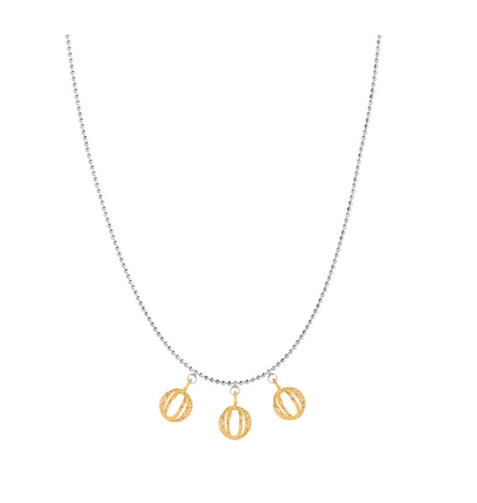 Circles Necklace Gold＆Silver