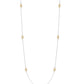 Long Chain Necklace Silver＆Gold