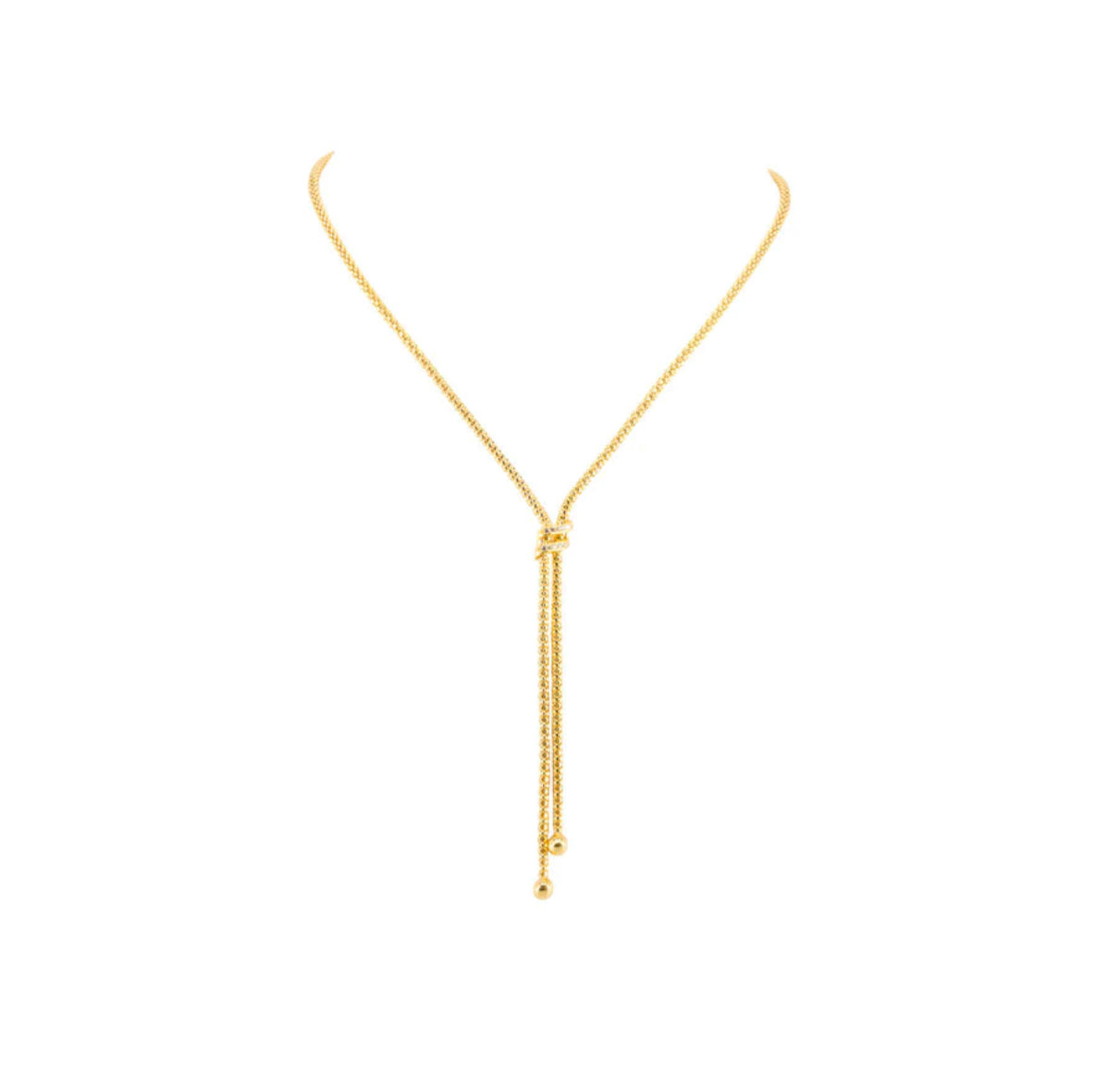 Elegant Chain Necklace Gold