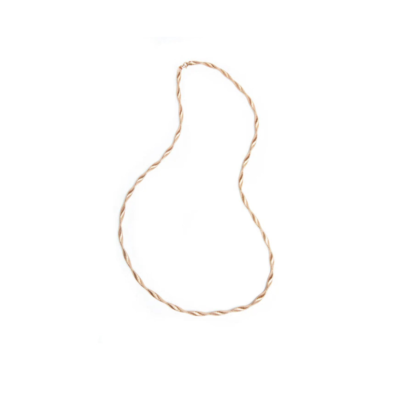 Long Chain Necklace Rose Gold