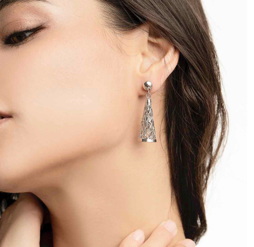 Triangle Earrings Silver