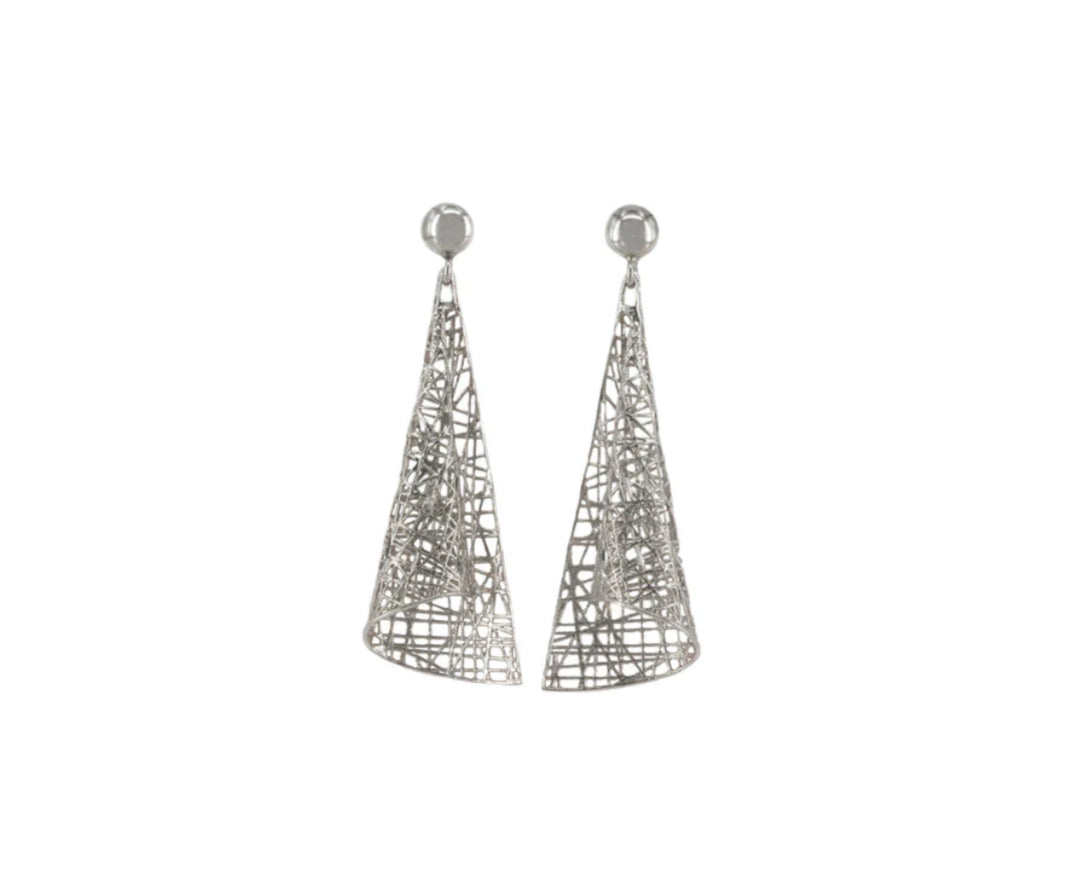 Triangle Earrings Silver