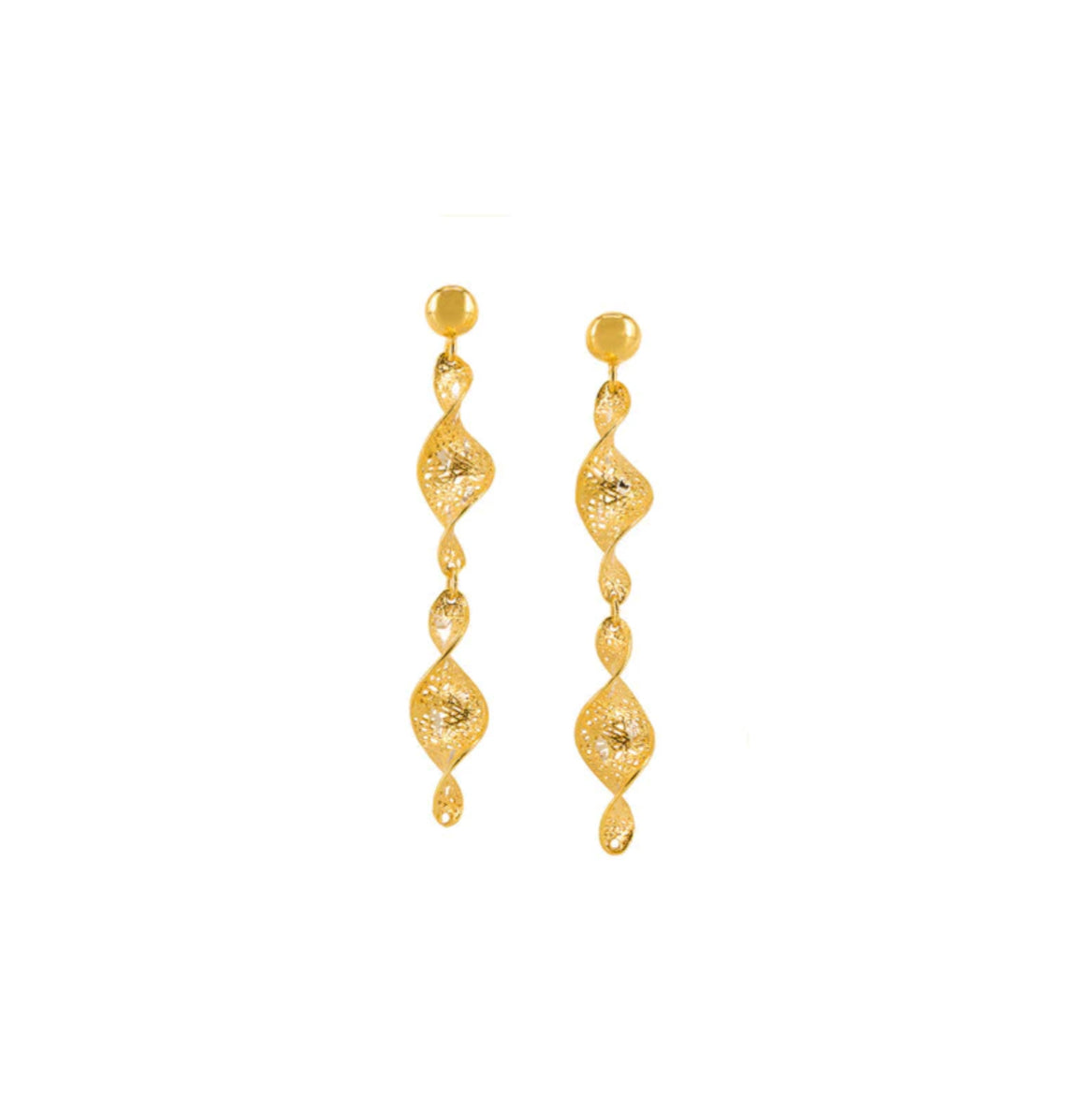 Long Gold Earrings