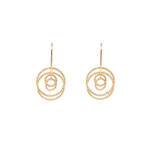 Circles Earrings Gold