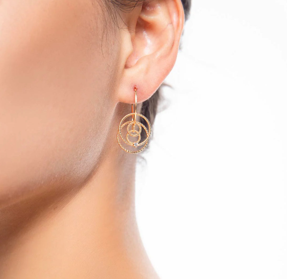 Circles Earrings Gold