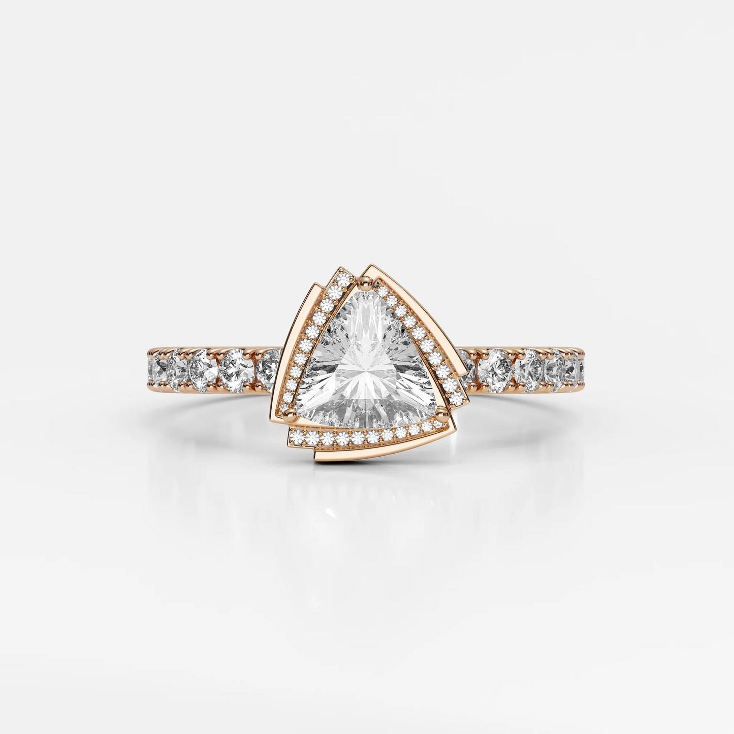 Jasmine-trillion cut diamond