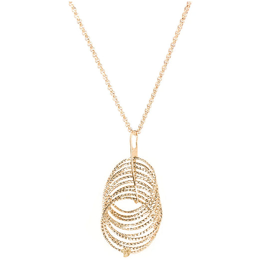 Circles Necklace Gold