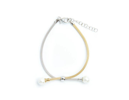 Bicolor Pearl Bracelet