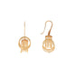 Rounds Motif Earrings Gold