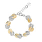 Bicolor Plates Bracelet