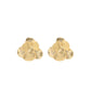 Flower Earrings  Gold