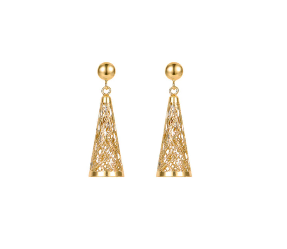 Triangle Earrings Gold