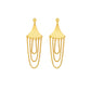 Leaf Earrings Gold