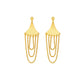 Leaf Earrings Gold