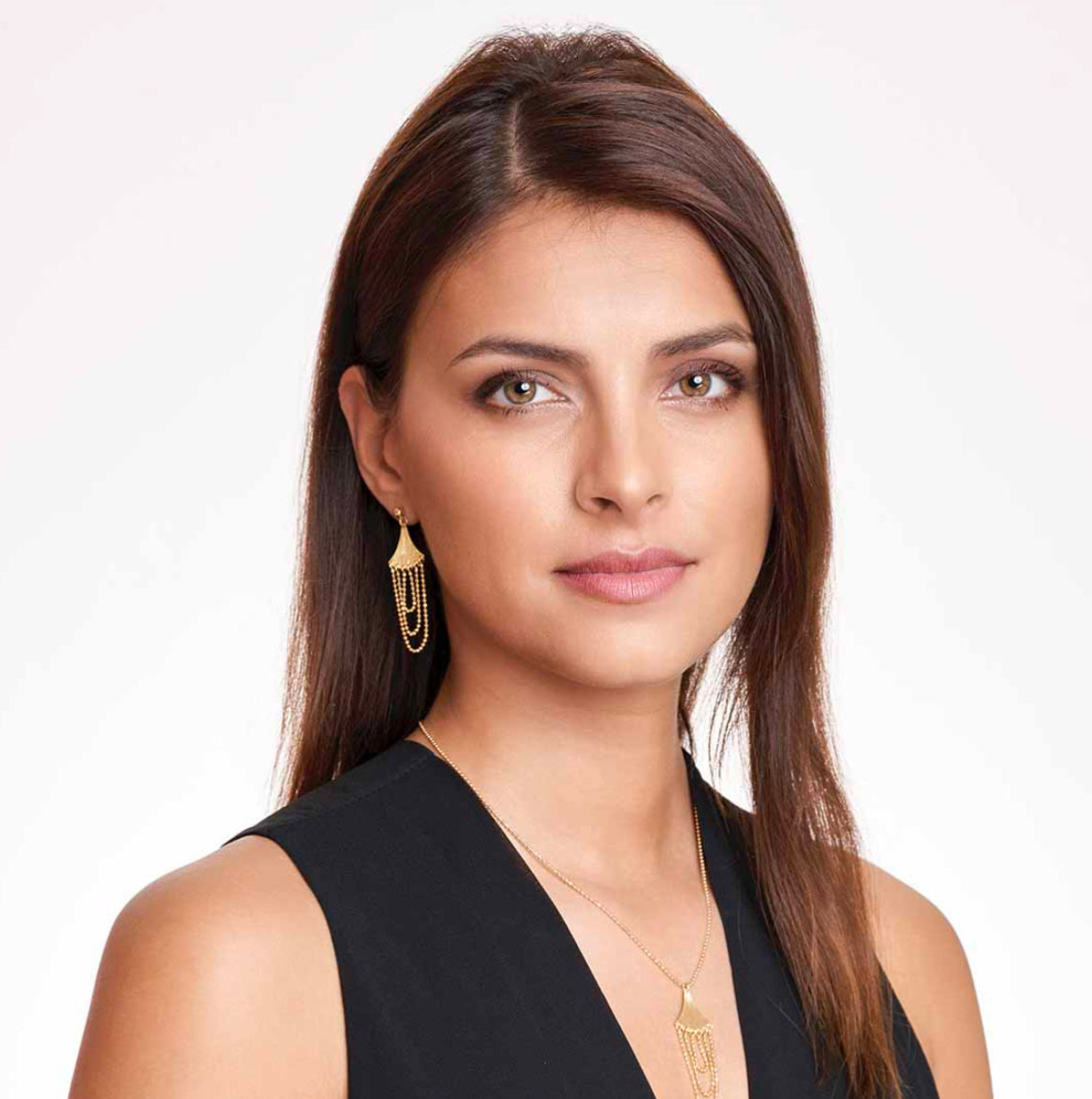 Leaf Earrings Gold