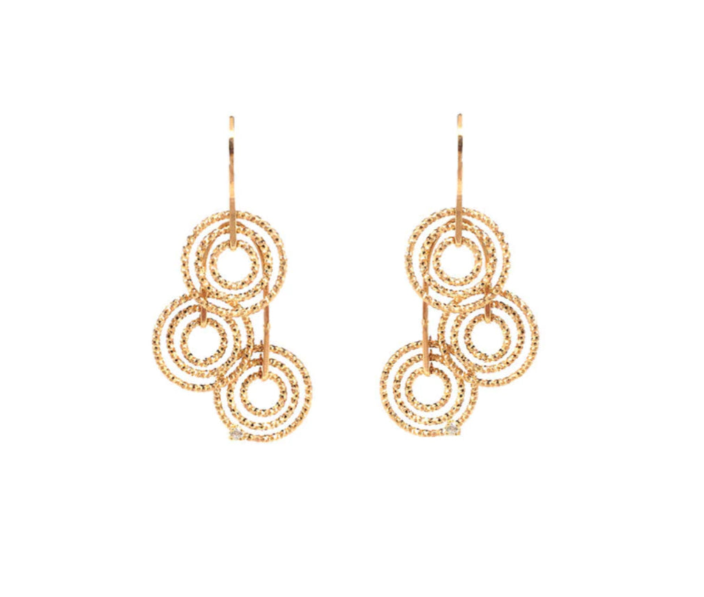 Swirl Bijou Earrings Gold