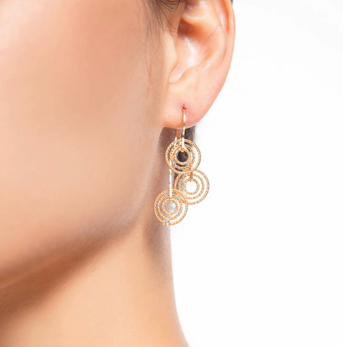 Swirl Bijou Earrings Gold