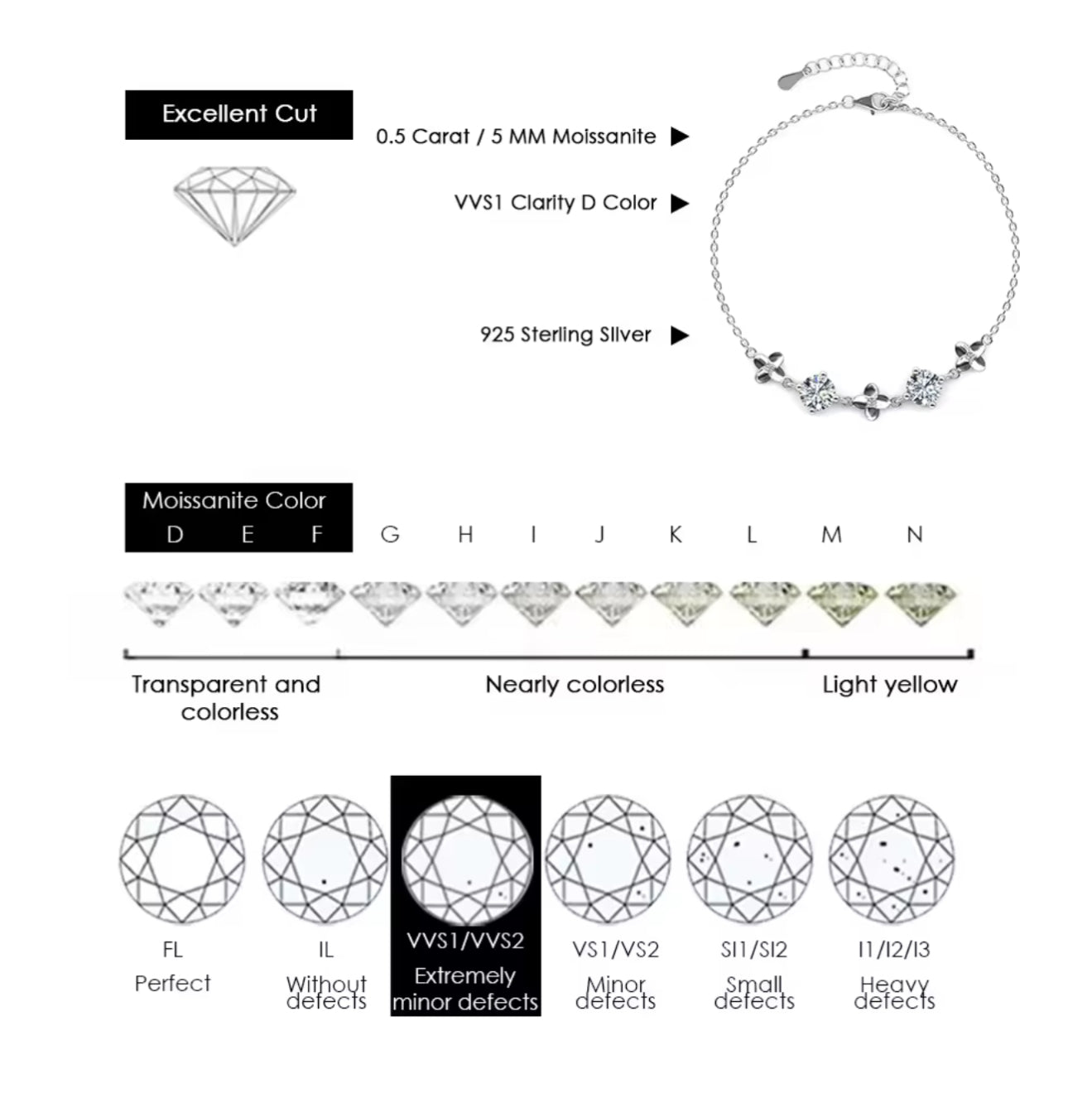 Choose your color Flower bracelet