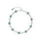 Moissanite Chain Bracelet in Choice of Colors