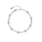 Moissanite Chain Bracelet in Choice of Colors