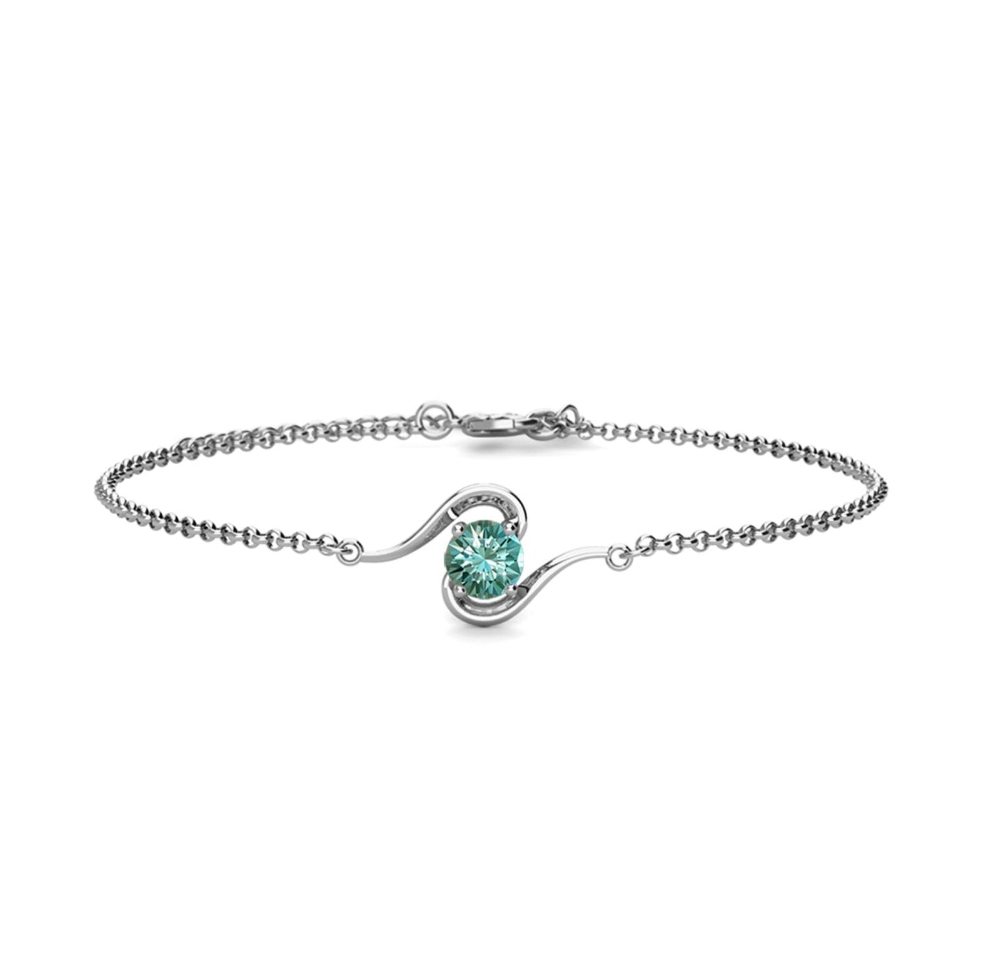 Choose your color 1 stone bracelet 1 carat