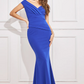 Royal blue classic long dress