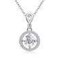 Infinity round motif necklace