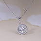 Infinity round motif necklace