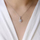 Infinity round motif necklace