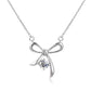 Ribbon motif necklace