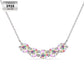 Five-row stone necklace