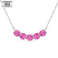 Five-row stone necklace