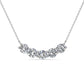 Five-row stone necklace