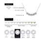 Five-row stone necklace