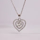 Heart motif necklace