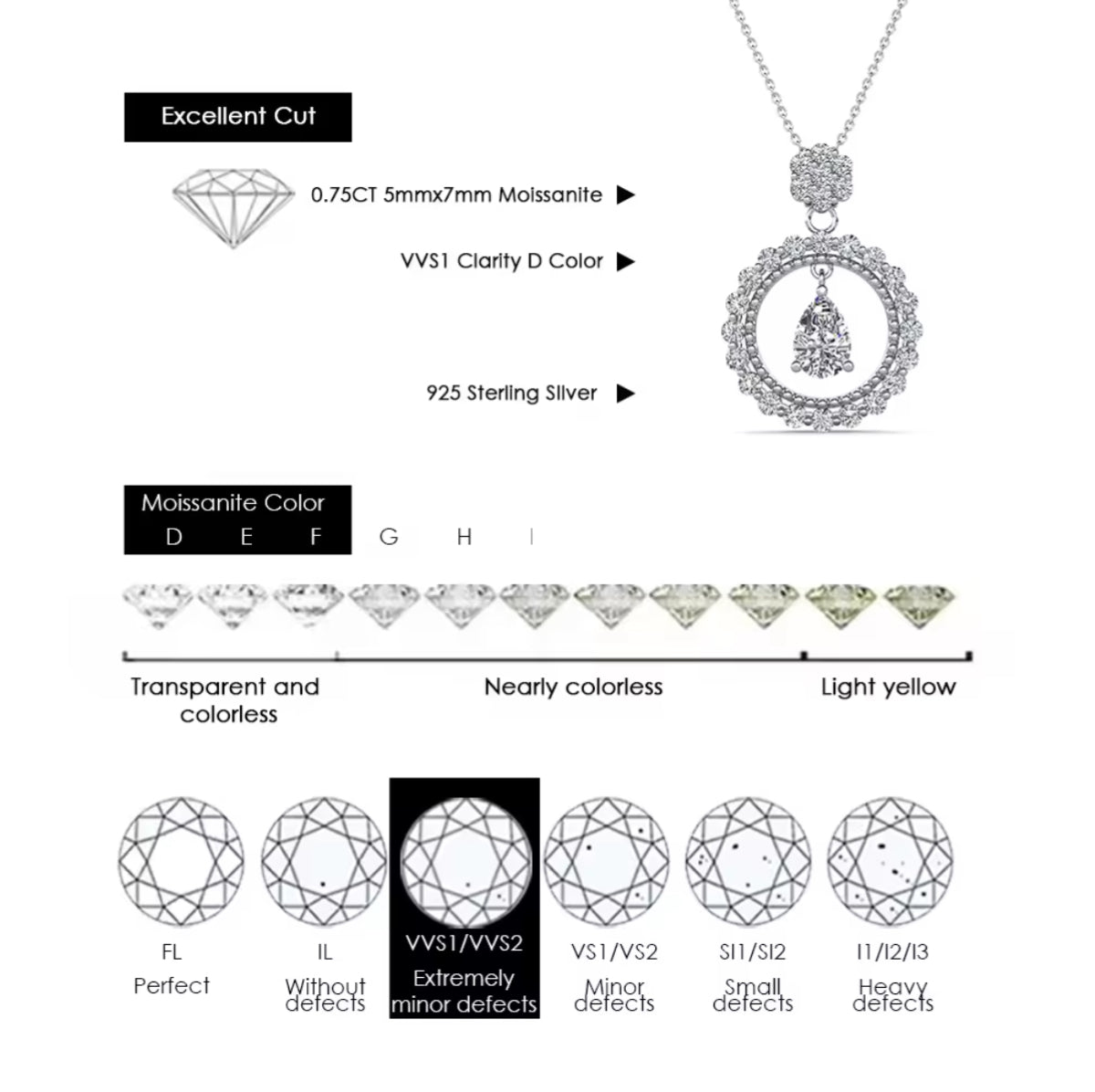 Round motif luxury necklace