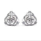 infinity pearl earrings