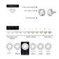 Flower motif pearl earrings