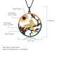 Garnet Leopard Necklace