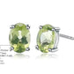 Peridot Oval Earrings