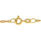14k Gold Singapore Twisted Chain Link Necklace