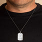 925 Sterling Silver United States Army Star Seal Officially Licensed Dogtag Pendant Necklace