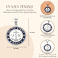 925 Sterling Silver United States Navy Emblem Officially Licensed Medallion Pendant Necklace
